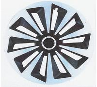 KIT 4 Copricerchi auto universali coppa ruota 16" FOX RING MIX