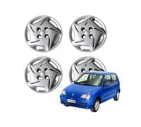 KIT 4 Copricerchi D13 per FIAT Seicento 600 - Modello Brush