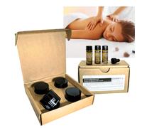 Kit 4 Crema corpo Neutra adatta per i massaggi corpo 15ml + 3 olio essenziale