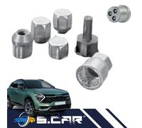 Kit 4 Dadi Antifurto Per Hyundai ix35 Bulloni Per Cerchi In Lega e Acciaio H1