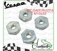KIT 4 DADI RUOTA DADO CERCHIO ANTERIORE POSTERIORE PER VESPA 125 VNB3>6 150 VBB