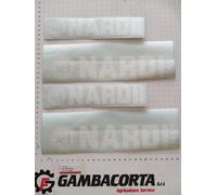 kit 4 decalcomania NARDI Aratro n 2 cm 25 x 6 e n. 2 cm 20 x 4 ORIGINALI