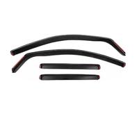 Kit 4 Deflettori Aria Nero Fumé Trasparento Antivento per Finestrini Laterali Anteriori e Posteriori Compatibile con BMW Serie 1 F20 Hatchback 2011-2019