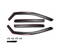 Kit 4 Deflettori Aria Nero Fumé Trasparento Antivento per Finestrini Laterali Anteriori e Posteriori Compatibile con Hyundai IX35 Tucson 2010-2015