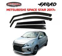 KIT 4 DEFLETTORI MITSUBISHI SPACE STAR dal 2017 FARAD SET ANTIVENTO FUME' 16077