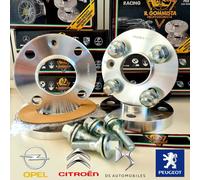 KIT 4 DISTANZIALI 20+20 4x108 65.1+BULLONI CON RONDELLA PER CITROEN C2,C3,C4,C5