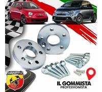 KIT 4 DISTANZIALI RUOTA 12 + 12 mm CON BULLONI - FIAT 500 / 595 FIAT 500 ABARTH