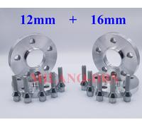 KIT 4 DISTANZIALI RUOTA 12+16mm BMW SERIE M4 F82 CON BULLONI ANTIFURTO