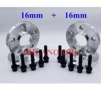 KIT 4 DISTANZIALI RUOTA 16+16mm BMW SERIE 2 F22 CON BULLONI BLACK+KIT ANTIFURTO