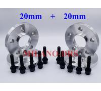 KIT 4 DISTANZIALI RUOTA 20+20mm FIAT SCUDO I - ULYSSE + BULLONE CONICO BLACK