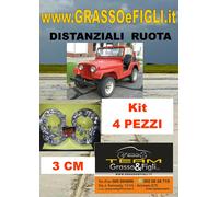 kit 4 Distanziali Ruota FOR Jeep Renegade CJ5 5x139,7 dal 1954 al 1983 30mm
