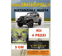 kit 4 Distanziali Ruota FOR Jeep Renegade CJ8 5x139,7 dal 1981 al 1986 30mm