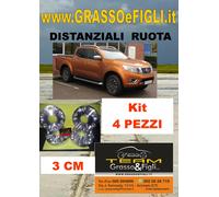 Kit 4 Distanziali Ruota For NISSAN NAVARA D23 2015 > NP300 3cm Wheel Spacers