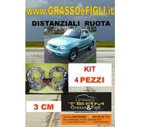 kit 4 Distanziali Ruota For Suzuki X-90 1995 > 1997 30mm 3cm Wheel Spacers x90