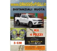kit 4 Distanziali Ruota For Toyota HILUX 2015 > 30mm WHEEL SPACERS 3CM