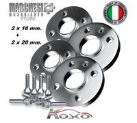 KIT 4 DISTANZIALI RUOTE 16+20 mm VOLKSWAGEN GOLF III 2.9i VR6 TYPE 1HX 1991>1996
