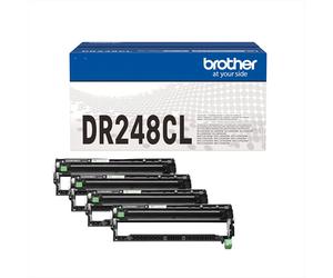 Kit 4 Drum Originali Brother DR248 R-248 K C M Y 30000 Pagine
