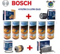 Kit 4 Filtri Bosch + 6 Litri Olio 5W30 per ALFA ROMEO SPIDER