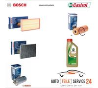 Kit 4 Filtri Bosch + 6 Litri Olio 5W30 per AUDI A1 VW POLO 6R1 6C1