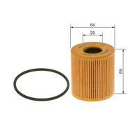 Kit 4 Filtri Bosch + 6 Litri Olio 5W30 per FIAT SCUDO PEUGEOT EXPERT TOYO