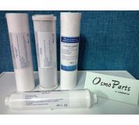 Kit 4 Filtri Depuratore Acqua Purificatore ad Osmosi Inversa con Tanica