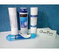 Kit 4 Filtri Depuratori Acqua Osmosi Inversa con Tanica Purificatore