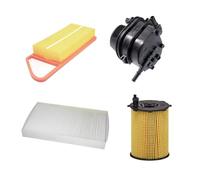 KIT 4 FILTRI TAGLIANDO COMPATIBILE CON CITROEN C2 C3 1.4 HDI 68 70 CV