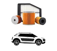 Kit 4 Filtri Tagliando compatibile con CITROËN C4 Cactus 1.6 BlueHDi 100 73 kw Diesel 2014-2024