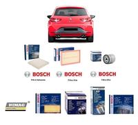 Kit 4 Filtri Tagliando Manutenzione per Seat Leon 5F1 1.5 TSI