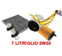 KIT 4 FILTRI TAGLIANDO OLIO 5W30 AUDI A5 2.7 3.0 TDI DAL 2007