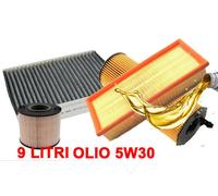 KIT 4 FILTRI TAGLIANDO OLIO 5W30 PORSCHE CAYENNE 3.0 TDI DAL 2009