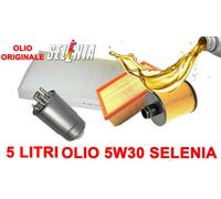 KIT 4 FILTRI TAGLIANDO OLIO 5W30 SELENIA ALFA ROMEO MITO 1.6 JTDM START & STOP
