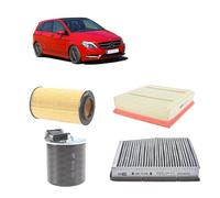 Kit 4 filtri tagliando per Classe B W246 W242 gasolio 1796CC 180CDI 200CDI (2011-2018)