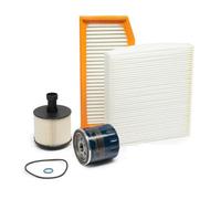 Kit 4 Filtri Tagliando per Renault Captur, Clio IV, Dacia Duster, Sandero II 1.5 dCi