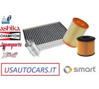 KIT 4 FILTRI TAGLIANDO SMART 1/2 SERIE FORTWO 600 / 700 BENZINA