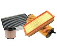 KIT 4 FILTRI TAGLIANDO VOLKSWAGEN VW TOUAREG 3.0 TDI DAL 2004
