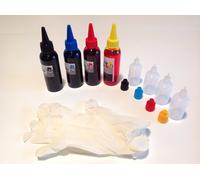 KIT 4 FLACONI PER RICARICA CARTUCCE HP 364/920XL STAMPANTE HP