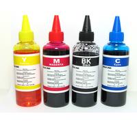 Kit 4 Flaconi X 100 ML Inchiostro per Stampanti hp 364 nero e 3 colore