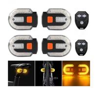 Kit 4 Frecce Bicicletta Bici Monopattino Indicatori Direzione telecomando Wifi