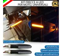 KIT 4 FRECCE LED MOTO 12 LED HONDA INDICATORE DIREZIONE PROGRESSIVE