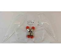 KIT 4 GEMME FRECCE TRASPARENTI COMPATIBILE CON YAMAHA BOOSTER NG DAL '99 IN POI - (CON 4 LAMPADINE (OMAGGIO)