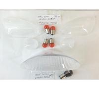 KIT 4 GEMME FRECCE + VETRO FANALE POSTERIORE TRASPARENTI MBK NITRO AEROX 99