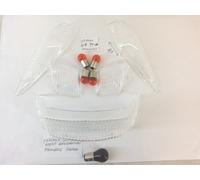 KIT 4 GEMME FRECCE + VETRO FANALE POSTERIORE TRASPARENTI YAMAHA BOOSTER NG 99