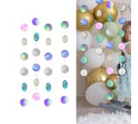 Kit 4 Ghirlande E Streamer Circolari Da Appendere Per Baby Shower, Capodanno