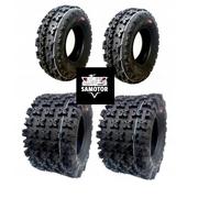 KIT 4 GOMME QUAD ATV 22X7 R10 & 22X11 R9 6 TELE PNEUMATICI OFF ROAD