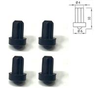 Kit 4 gommini griglia piano cottura cucina Hotpoint Ariston Scholtes originali