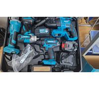 Kit 4 in 1 Avvitatore + Avvitatore a Impulsi + Smerigliatrice + Tassellatore 88V