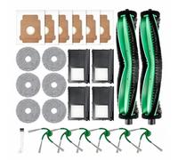 Kit 4 In 1 Compatibile Con Roomba 415X/Plus 415/Plus 515/Plus 576/Plus 516 | Spazzole Rimuovono Detriti, Panni Mop Per Pulizia A Umido, Filtri Raccolgono Polvere, Sacchetti Per Rifiuti Secchi.