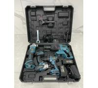 KIT 4 IN1 TASSELLATORE+TRAPANO IMPULSI +TRAPANO AVVITATORE+SMERIGLIATRICE 3 BATT