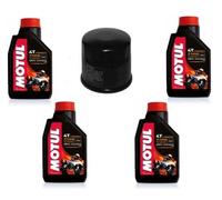 Kit 4 Litri Olio Motul 7100 10W 40 E Filtro Olio Per Kawasaki ZX-9R 2002 2003